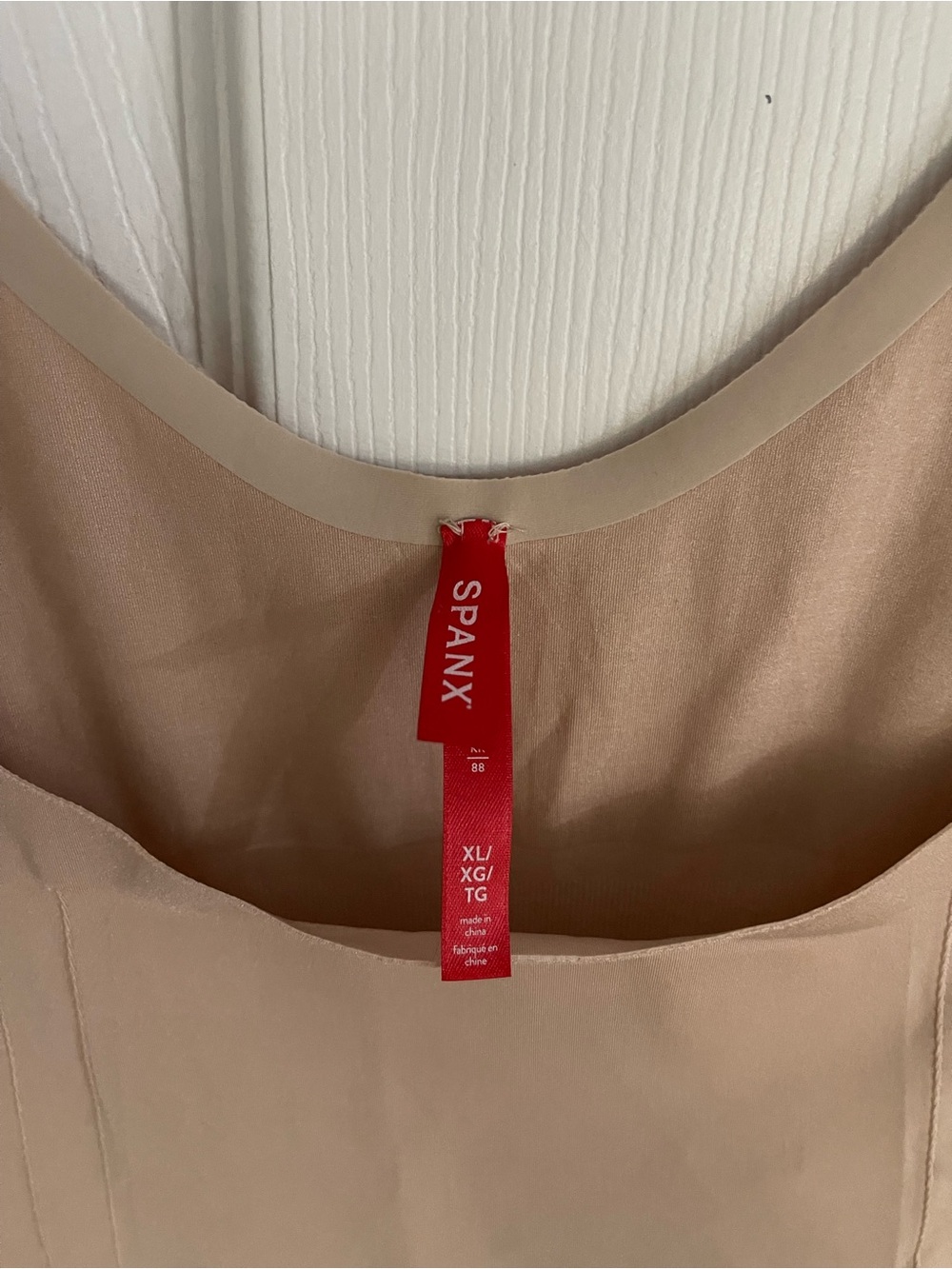 SPANX Light Nude Seamless Shaping Bodysuit open bust shapewear XL - Picture 3 of 4